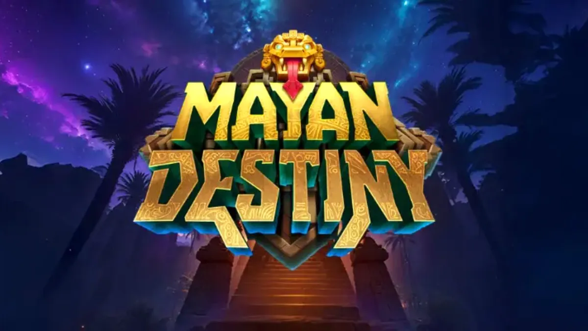 Interface do slot Mayan Destiny com tema maia e roda de bônus
